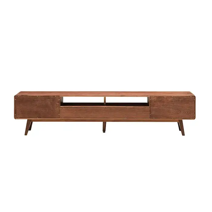 B5084 meubles de salon nord-américain noyer noir Simple moderne meuble TV en bois massif noyer noir 
