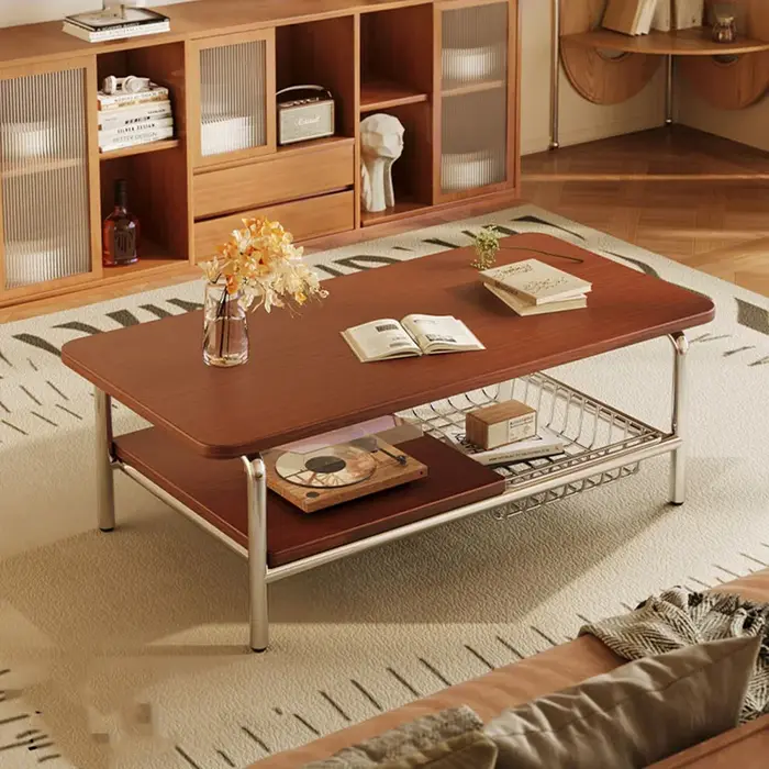 Table basse rectangulaire multifonction de luxe