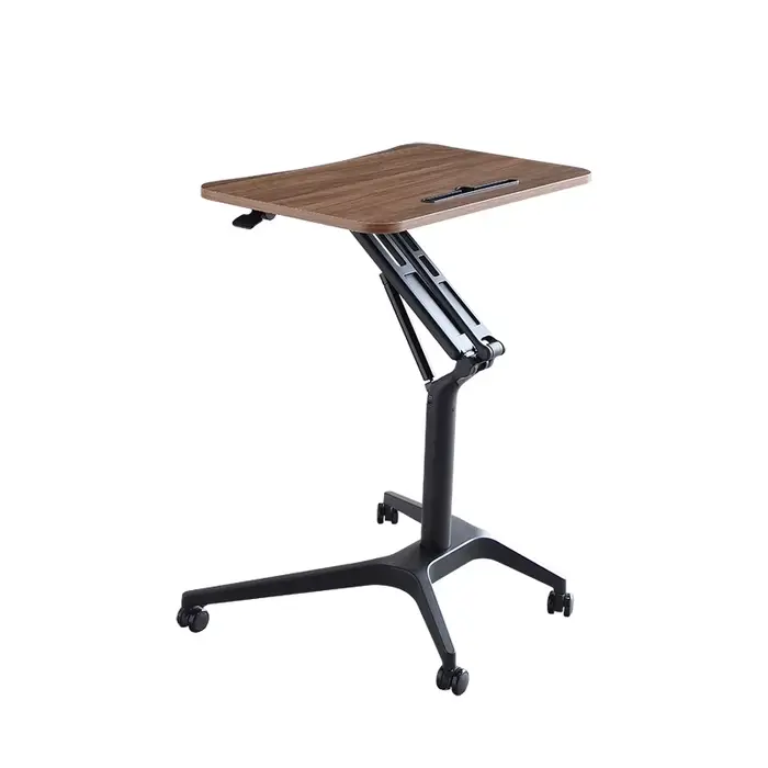 Table élévatrice pneumatique sur pied, salle de conférence minimaliste, table de podium, canapé de c