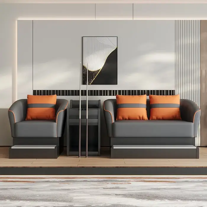 Salon de sol Salon canapés Double concepteur élégant luxe canapé confortable Salon Muebles Para El Hogar maison accessoires