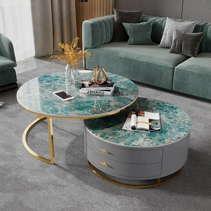 Affichage Table basse italienne minimaliste relié organisateur Unique
