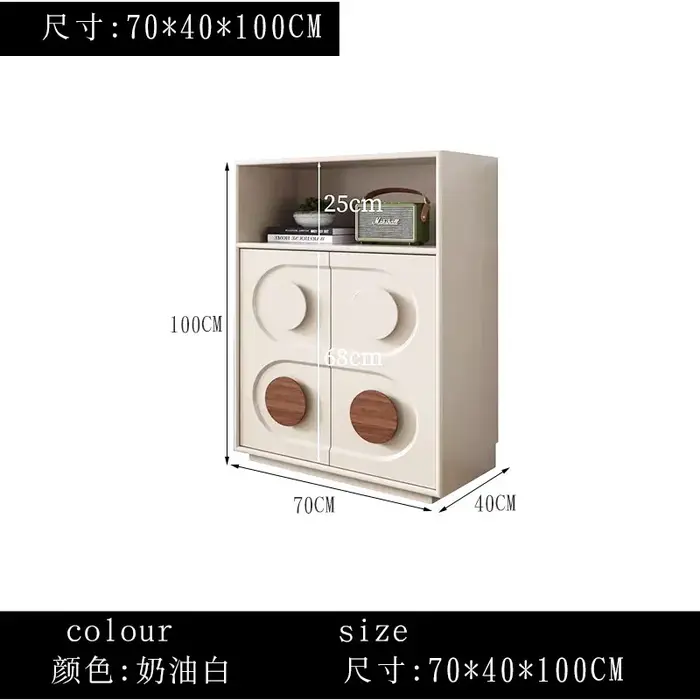 Meuble TV en Bois Massif pour Salon, Chambre à Coucher Moderne, Meuble TV Universel Blanc, Table d'A