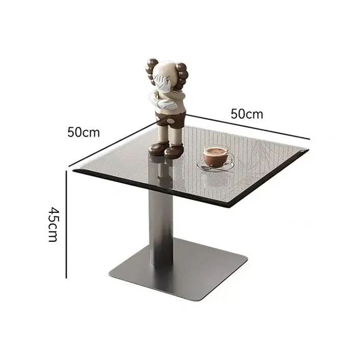 Table basse au Design esthétique, présentoir moderne pour magazines, Table basse carrée Unique itali