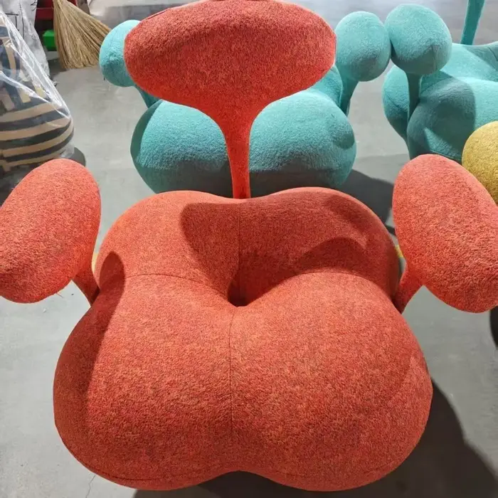 Style européen nouveau château magique ballon chaise petit canapé