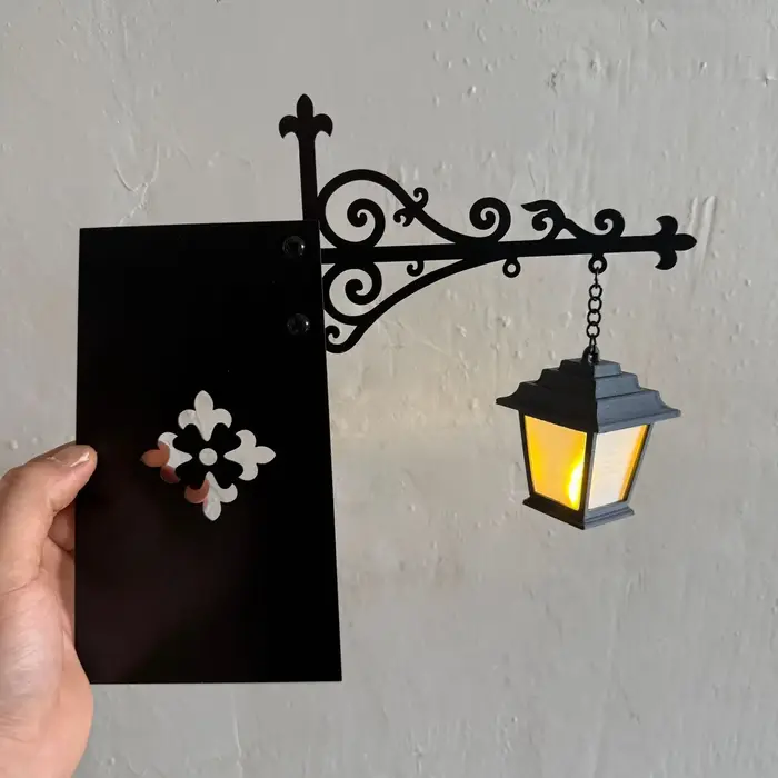 Lanterne de bibliothèque décorative, éclairage de bibliothèque rétro, lampe de bibliothèque multifon