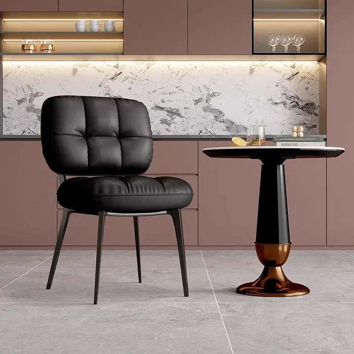Chaises de salle à manger de luxe modernes et élégantes