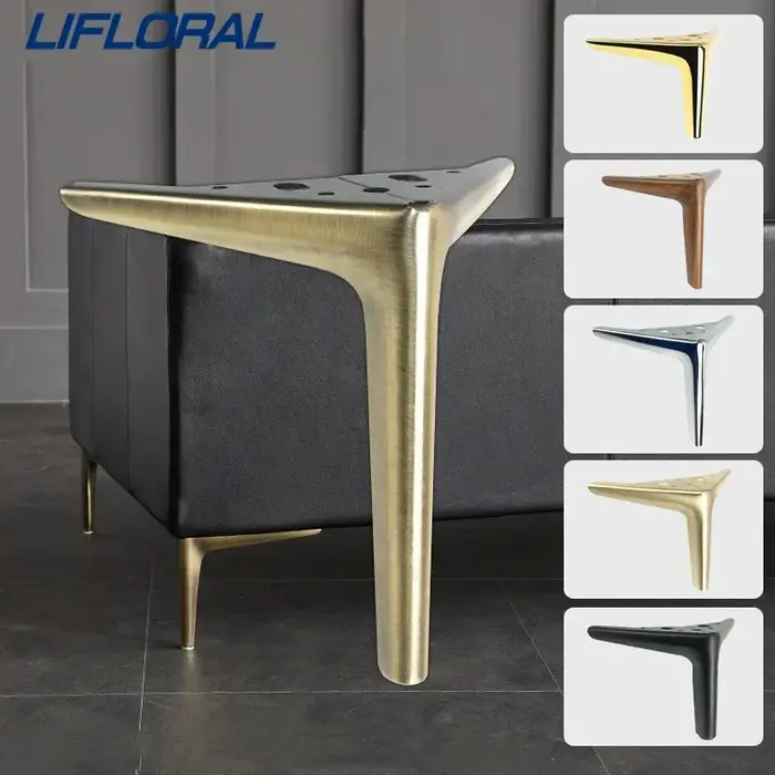 4 pièces/ensemble pieds de meubles pour meuble TV canapé Table basse armoire de salle de bain tiroir