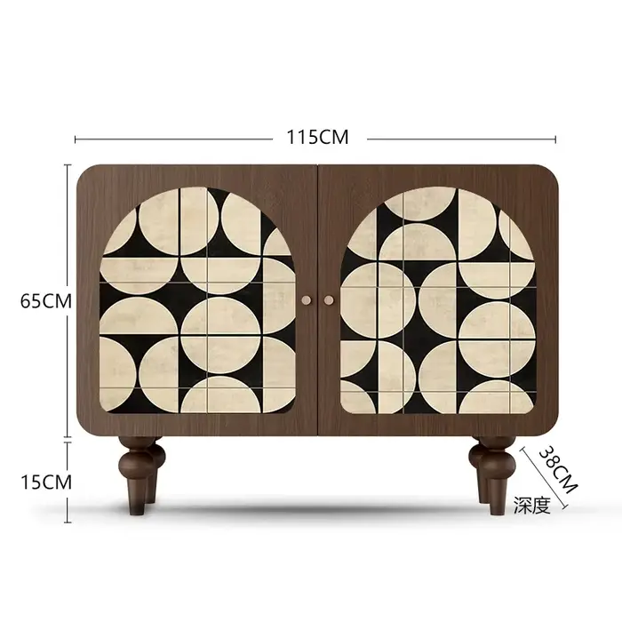 Table Console Design moderne Vintage Hall d'entrée à la mode salon Console Table de rangement luxe W