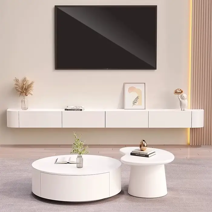 Mur Moun rustique Tv stands moderne nordique beauté à la mode Tv
