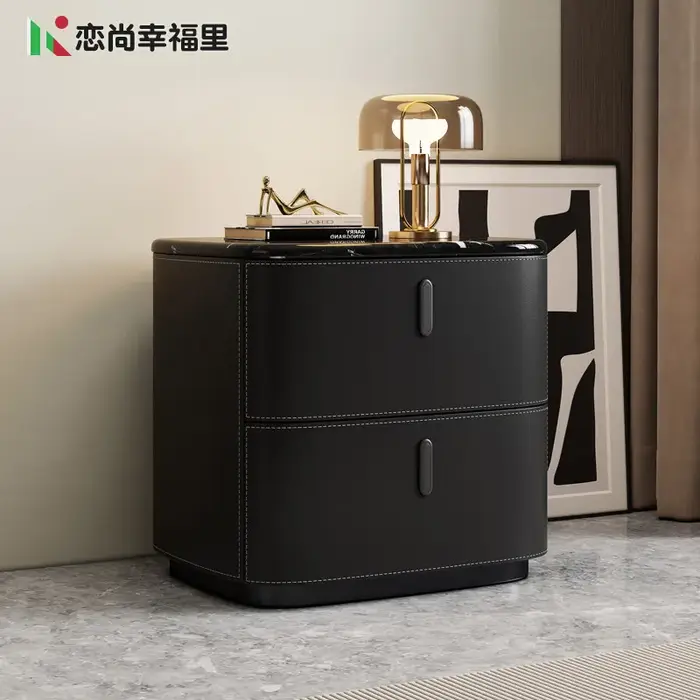 Chevet de chambre à coucher facile à assembler, meubles de luxe, table de nuit moderne et unique, ra