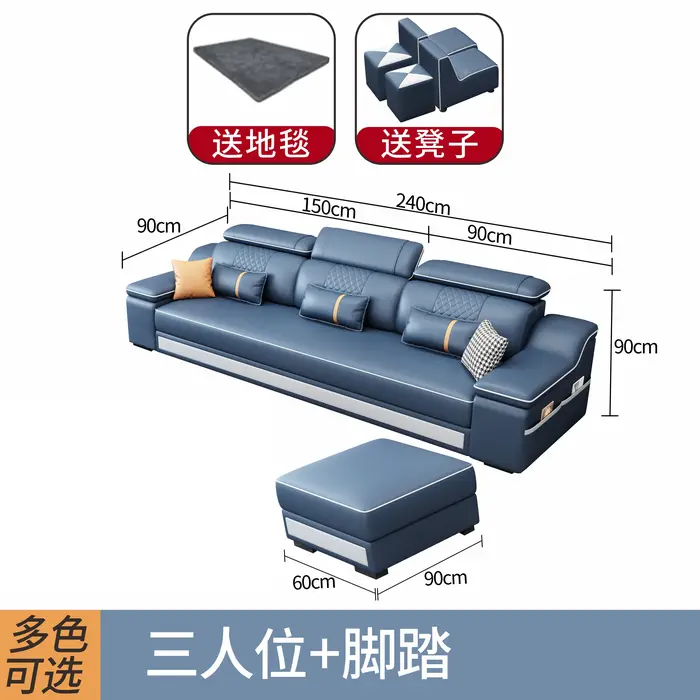 Classique Waterprof canapé rangement appartement bras minimaliste canapé confortable élégant Muebles