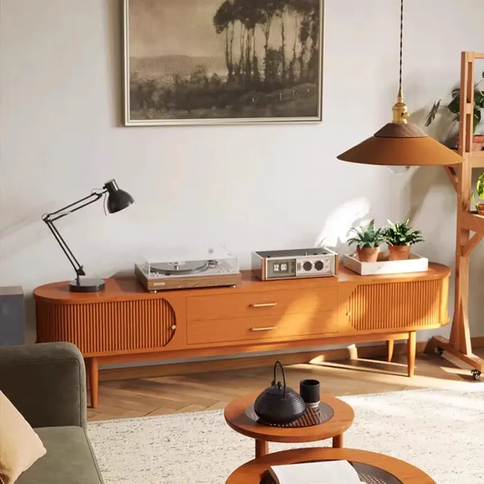 Meuble Tv De beauté nordique, tiroirs De rangement, meuble Tv moderne Premium, Vintage Simple, meubl