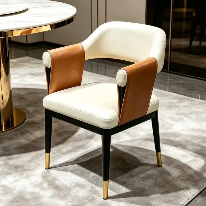 Chaise de salle à manger économique de luxe