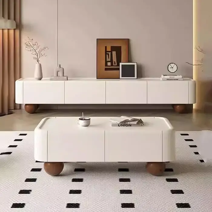 Meuble Tv italien mignon avec tiroirs rangement chambre