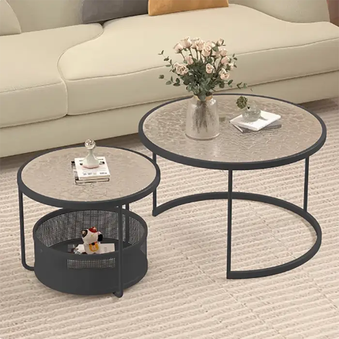 Table basse esthétique italienne Design minimaliste