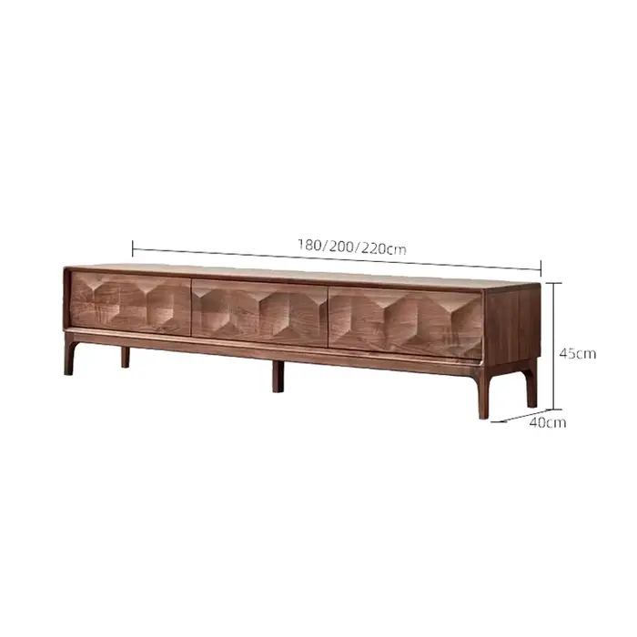 Meubles Tv rétro de luxe milieu du siècle Glamour américain Premium supports Tv concepteur Unique Meuble Tele