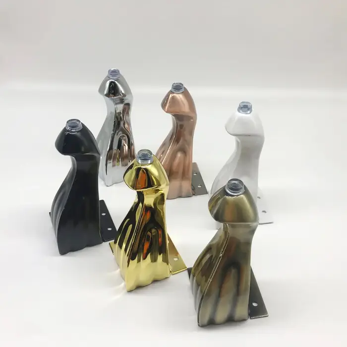 4 pièces pieds de Table de meubles en métal accessoires de nivellement d'hôtel fer