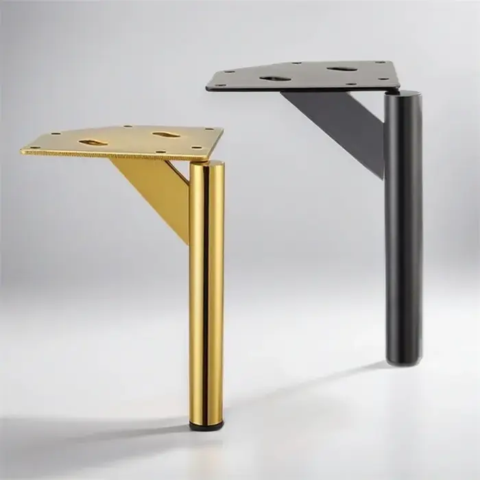 Pieds Métalliques pour Table Basse, Canapé, Lit, Chaise, Armoire, Armoires, Commode, Accessoires de