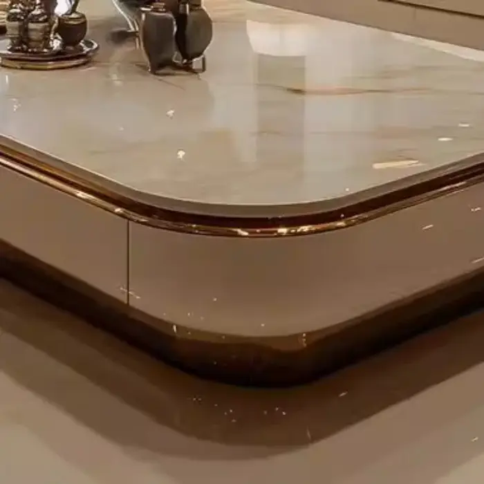 Table basse minimaliste claire Design De sol De luxe