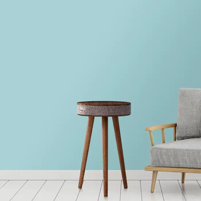 Table basse intelligente créative avec haut-parleur HIFI Bluetooth, chargement sans fil, Style nordi