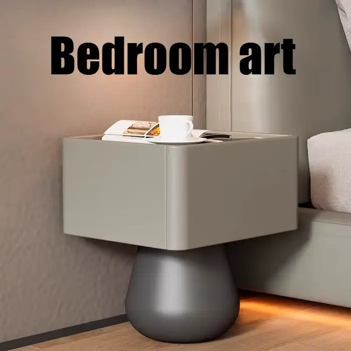 Table de chevet minimaliste en bois