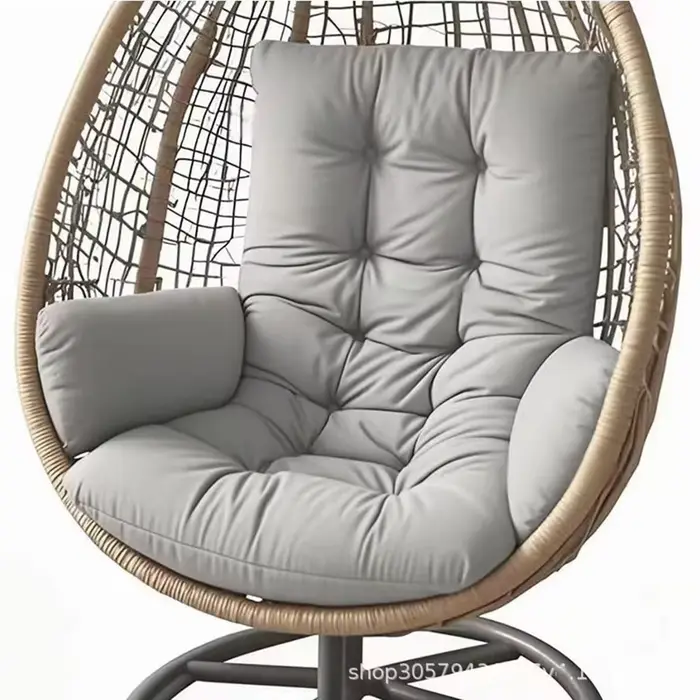 Coussin de remplacement pour fauteuil suspendu, coussins épaissis pour siège de balançoire, coussin