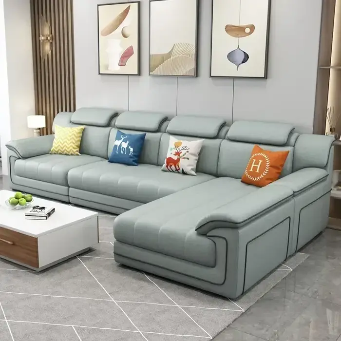 Bois Beige canapés européens remplissage accoudoir Design nordique inclinable paresseux