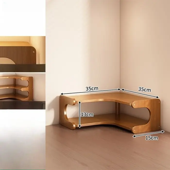 Support de rangement de Table d'articles ménagers de cuisine d'angle