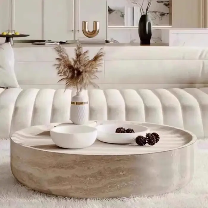 Table basse industrielle japonaise claire