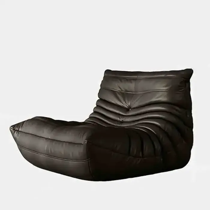 Canapé géant en forme de pouf pour adultes, confortable pour la chambre, fauteuil en mousse à mémoir