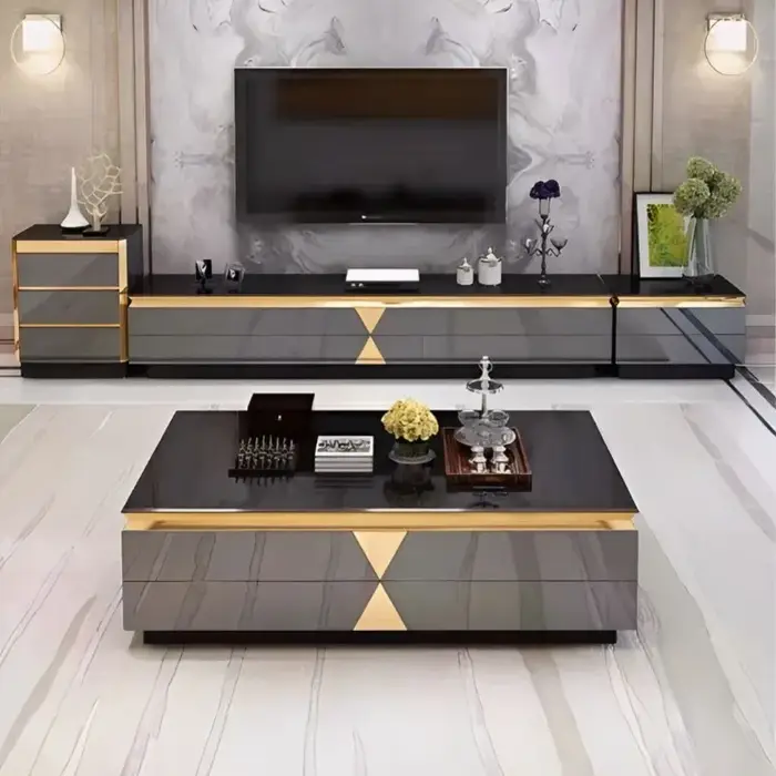 Rangement moderne meuble Tv organisateur ornement Design de luxe