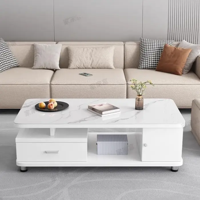 Tables basses d'appoint modernes japonaises simples en bois naturel