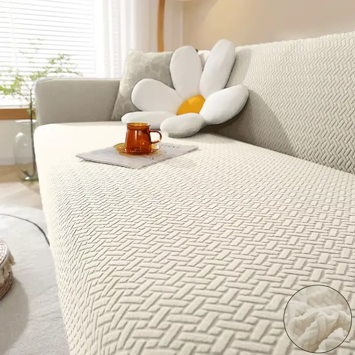 Housse de canapé élastique en Jacquard pour salon