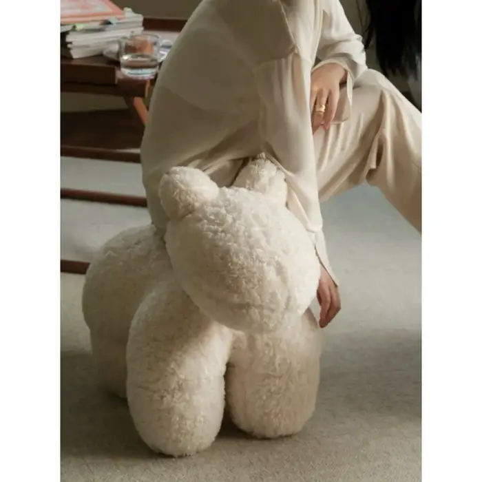 Fauteuil Poney - Fauteuil en forme de cheval bouclé