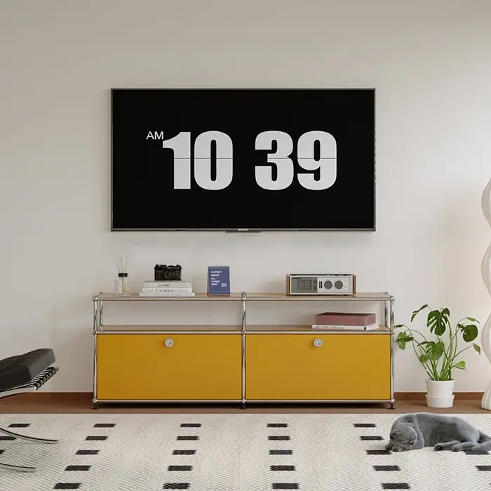Meuble TV d'angle vertical moderne