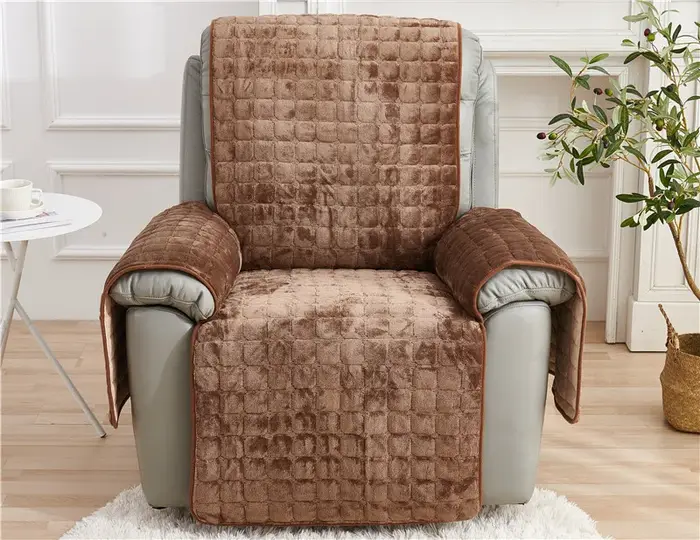Coussin de canapé une pièce en flanelle d'hiver, coussin de canapé une pièce en flanelle en peluche 