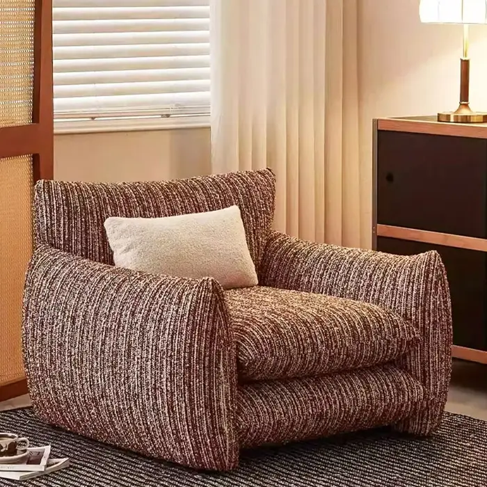 Pouf de salon moderne, canapé de sol individuel pour gaming