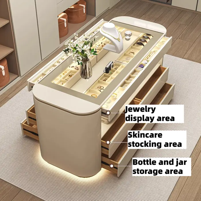Meubles de salon : Table basse vitrine