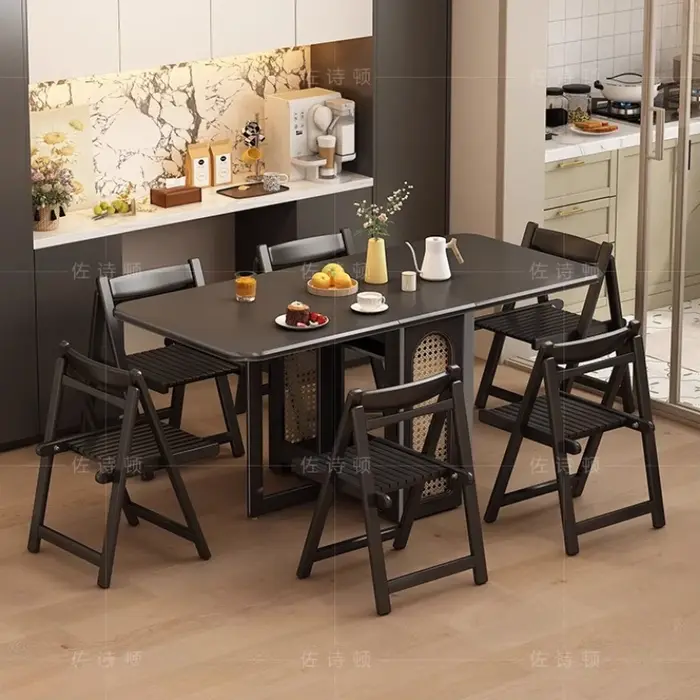 Organisateur de Table à manger noir au Design Simple