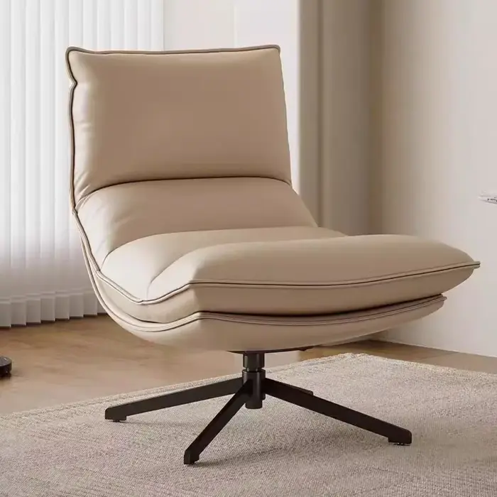 Fauteuils de salon nordiques de luxe avec accoudoirs