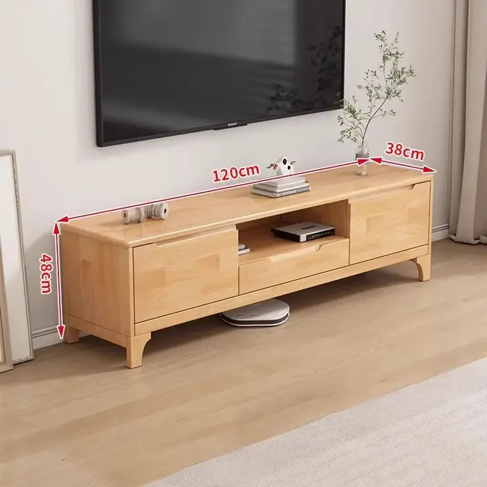 Meuble Tv minimaliste du milieu du siècle, élégant, classique, tendance, moderne, avec tiroirs, rang