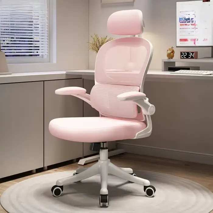 Chaise De Bureau ergonomique moderne Kawaii Disgin roulant