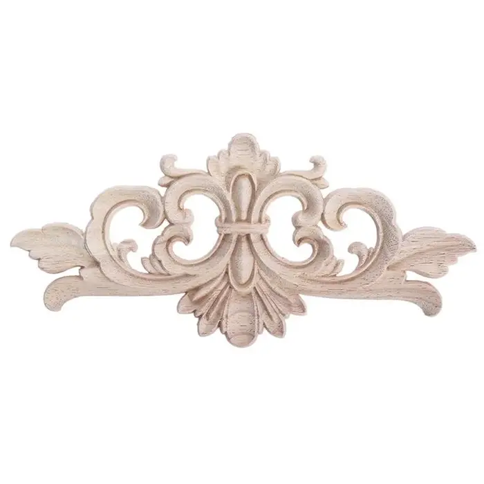 Appliques et Onlays en bois, meubles naturels, porte murale, sculpture sur bois, cadre de Figurines 