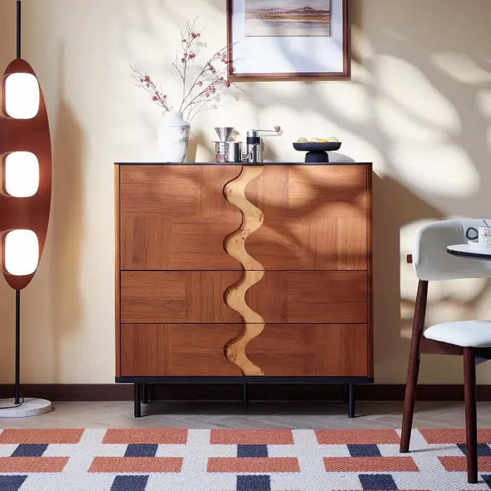 Armoire de salon avec tiroirs