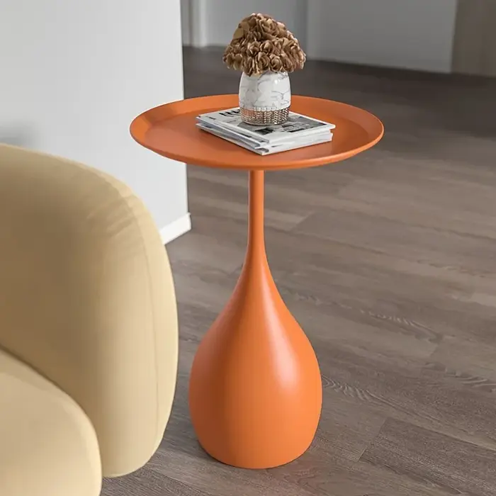 Petite Table ronde d'appoint de canapé