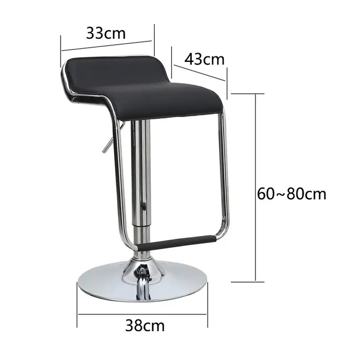 Tabouret de Bar pivotant, hauteur de comptoir réglable, moderne, en acier inoxydable, pour comptoir 