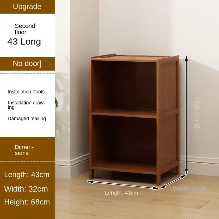 Bibliothèque avec porte, étagère de rangement multi-niveaux, meuble de rangement discret, vitrine de