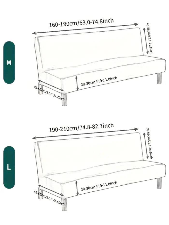 Housse de canapé-lit extensible