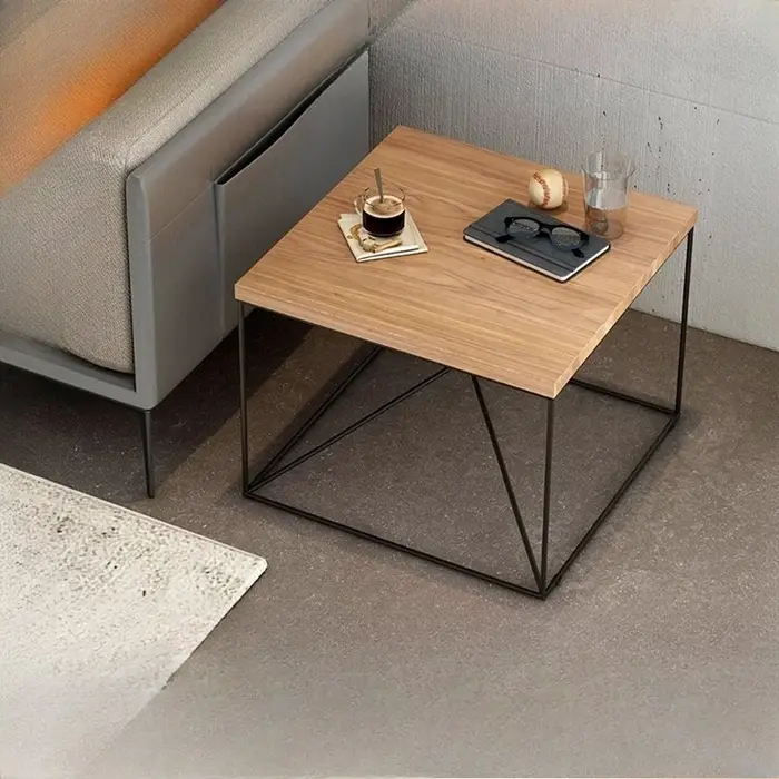 Table basse en fer Vintage