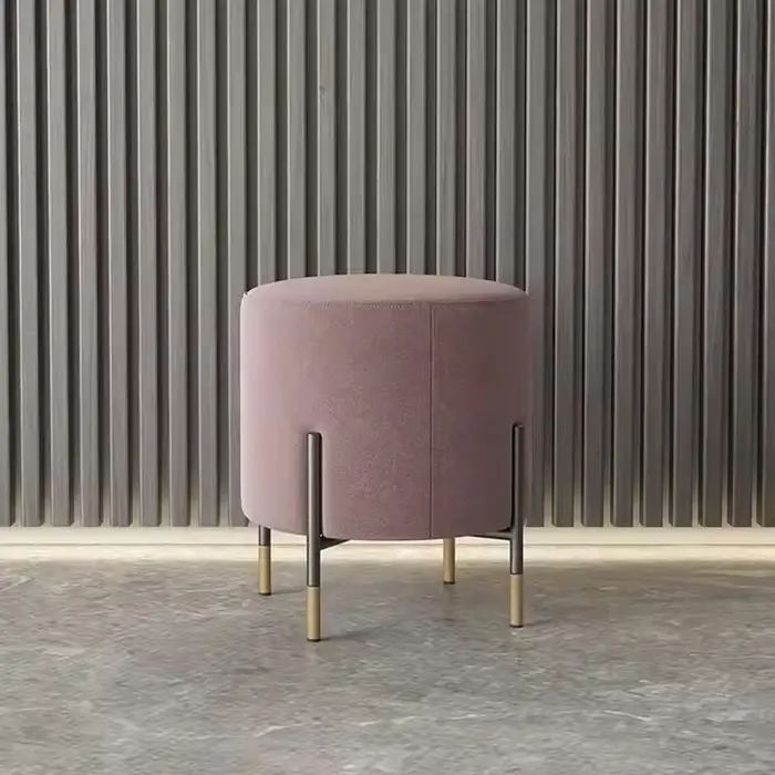 Tabouret rond de luxe léger scandinave